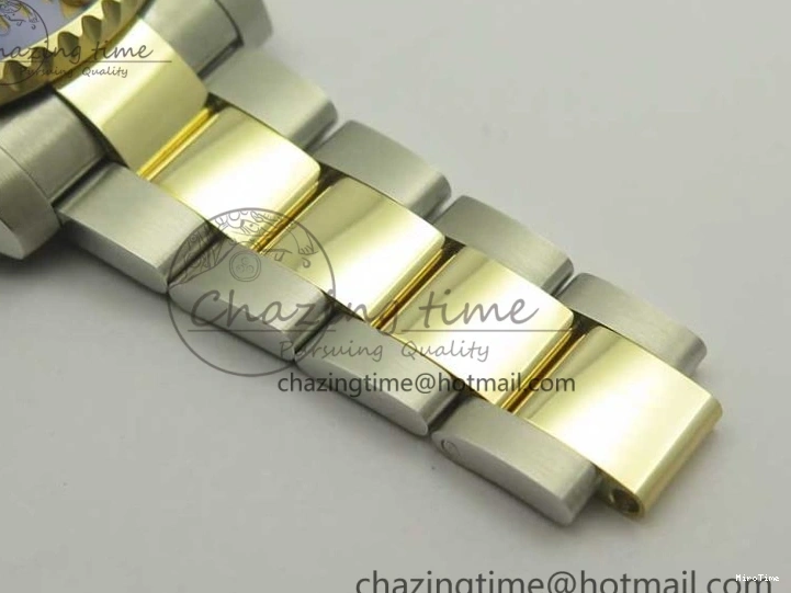 MiroTime 0410 Affordable Submariner 116613 LB Noob 1:1 Best Edition YG Wrapped Bezel Blue Dial on SS YG Bracelet A2836 V 3413